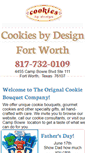 Mobile Screenshot of ftworthcookies.com